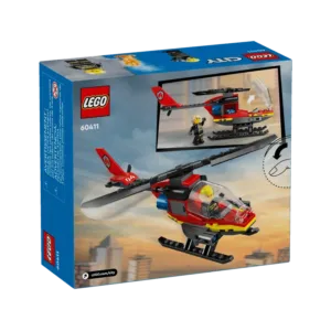 City 60411 L’hélicoptère de secours des pompiers — prix le plus bas sur Planet-Brick (vue détail 6)