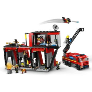 City 60414 La caserne et le camion de pompiers — où acheter au meilleur tarif sur Planet-Brick (vue détail 2)