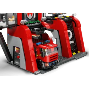 City 60414 La caserne et le camion de pompiers — comparez les prix sur Planet-Brick (vue détail 4)