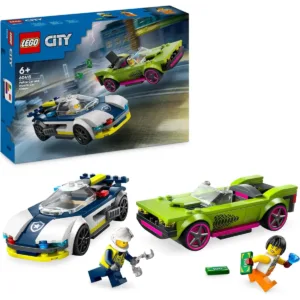 City 60415 La course-poursuite entre la voiture de police et la super voiture — meilleur prix sur Planet-Brick (visuel principal)