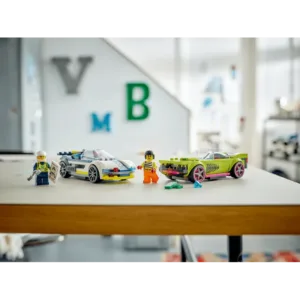 City 60415 La course-poursuite entre la voiture de police et la super voiture — comparatif marchands sur Planet-Brick (vue détail 7)