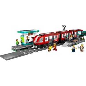 City 60423 Le tramway et la station du centre-ville — comparateur de prix sur Planet-Brick (vue détail 1)