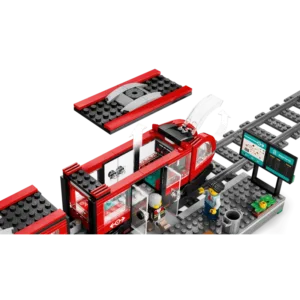 City 60423 Le tramway et la station du centre-ville — comparez les prix sur Planet-Brick (vue détail 4)