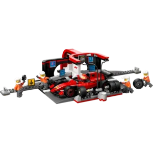 City 60443 Arrêt au stand de F1® avec voiture Ferrari — comparateur de prix sur Planet-Brick (vue détail 1)
