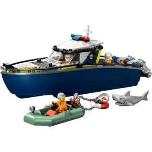 City 60456 La course-poursuite en bateau de police — comparateur de prix sur Planet-Brick (vue détail 1)