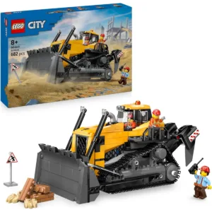 Le bulldozer jaune