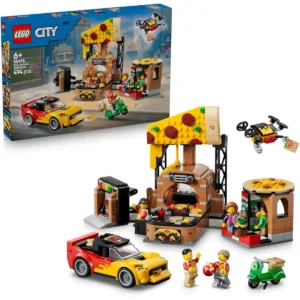 City 60496 La pizzeria et ses véhicules de livraison — meilleur prix sur Planet-Brick (visuel principal)