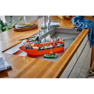 City 60504 Le bateau de sauvetage et l’hélicoptère des garde-côtes — achat malin sur Planet-Brick (vue détail 8)