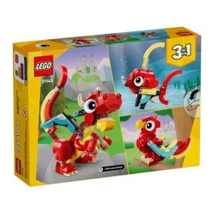 Creator 3-en-1 31145 Le dragon rouge — comparatif marchands sur Planet-Brick (vue détail 7)