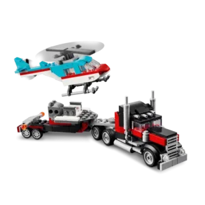 Creator 3-en-1 31146 Le camion remorque avec hélicoptère — où acheter au meilleur tarif sur Planet-Brick (vue détail 2)