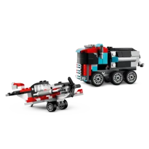 Creator 3-en-1 31146 Le camion remorque avec hélicoptère — bons plans et promos sur Planet-Brick (vue détail 3)