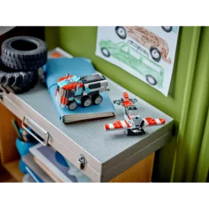Creator 3-en-1 31146 Le camion remorque avec hélicoptère — meilleur prix sur Planet-Brick (vue détail 9)