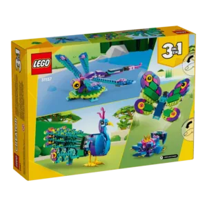 Creator 3-en-1 31157 Le paon exotique — comparatif marchands sur Planet-Brick (vue détail 7)