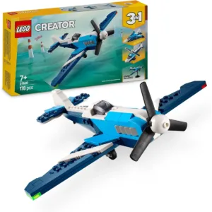 Creator 3-en-1 31160 Aéronef : l’avion de course — meilleur prix sur Planet-Brick (visuel principal)