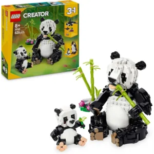 Animaux sauvages : la famille de pandas