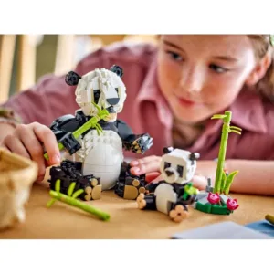Creator 3-en-1 31165 Animaux sauvages : la famille de pandas — meilleure offre du moment sur Planet-Brick (vue détail 5)
