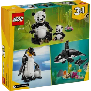 Creator 3-en-1 31165 Animaux sauvages : la famille de pandas — meilleur prix sur Planet-Brick (vue détail 9)