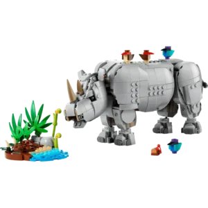 Creator 3-en-1 31171 Animaux sauvages : le rhinocéros majestueux et les oiseaux — comparateur de prix sur Planet-Brick (vue détail 1)