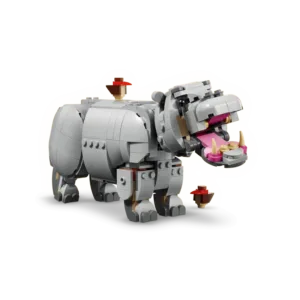 Creator 3-en-1 31171 Animaux sauvages : le rhinocéros majestueux et les oiseaux — bons plans et promos sur Planet-Brick (vue détail 3)