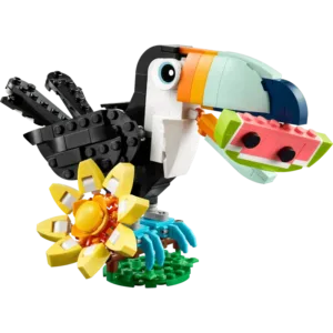 Creator 3-en-1 31173 Animaux sauvages : le toucan tropical — comparateur de prix sur Planet-Brick (vue détail 1)