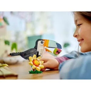 Creator 3-en-1 31173 Animaux sauvages : le toucan tropical — meilleure offre du moment sur Planet-Brick (vue détail 5)
