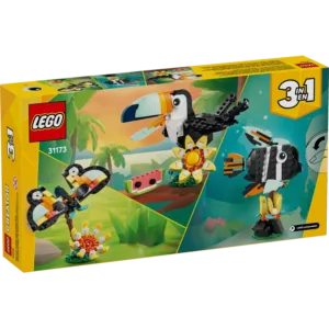 Creator 3-en-1 31173 Animaux sauvages : le toucan tropical — meilleur prix sur Planet-Brick (vue détail 9)