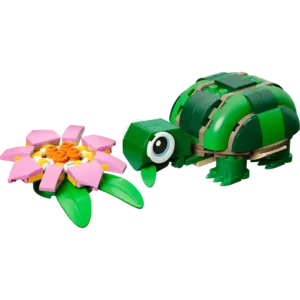 Creator 3-en-1 31377 La tortue et la fleur de nénuphar — comparateur de prix sur Planet-Brick (vue détail 1)
