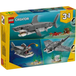 Creator 3-en-1 31381 Le redoutable requin et le coffre au trésor — comparatif marchands sur Planet-Brick (vue détail 7)