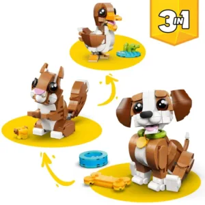 Creator 3-en-1 31382 Les adorables animaux : le chiot joueur — où acheter au meilleur tarif sur Planet-Brick (vue détail 2)