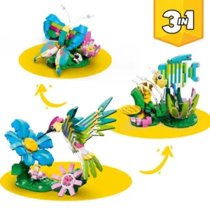 Creator 3-en-1 31384 Animaux sauvages : le colibri coloré — où acheter au meilleur tarif sur Planet-Brick (vue détail 2)