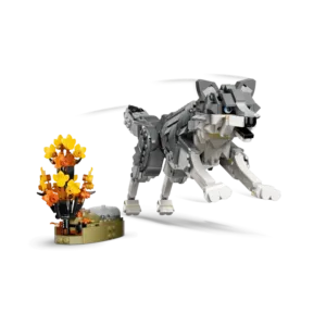Creator 3-en-1 31393 Les animaux de la forêt : le loup gris — meilleure offre du moment sur Planet-Brick (vue détail 5)