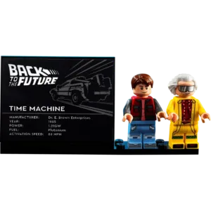 Icons 10300 La machine à remonter le temps de Retour vers le futur — achat malin sur Planet-Brick (vue détail 8)