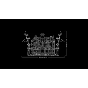 Icons 11370 Stranger Things : la Maison Creel — comparatif marchands sur Planet-Brick (vue détail 7)