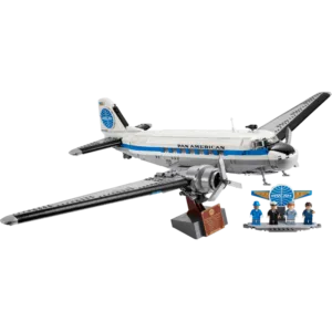 Icons 11378 Avion de ligne Douglas™ DC-3™ de la PAN AM® — comparateur de prix sur Planet-Brick (vue détail 1)