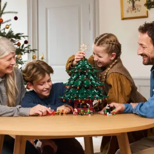 Icons 41843 Sapin de Noël à construire en famille — meilleure offre du moment sur Planet-Brick (vue détail 5)