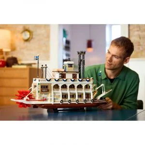 LEGO 21356 Le bateau à vapeur du Mississippi — meilleur prix sur Planet-Brick (vue détail 9)