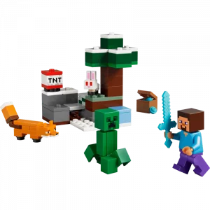 LEGO 21583 Les aventures de Steve dans la taïga — comparateur de prix sur Planet-Brick (vue détail 1)