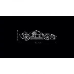LEGO 42223 La voiture de course 1966 Ford GT40 MKII — prix le plus bas sur Planet-Brick (vue détail 6)