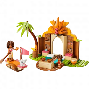 LEGO 43282 Maison de village et pirogue de Vaiana — comparateur de prix sur Planet-Brick (vue détail 1)