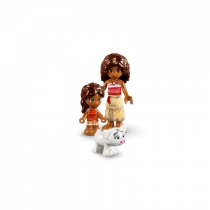 LEGO 43282 Maison de village et pirogue de Vaiana — où acheter au meilleur tarif sur Planet-Brick (vue détail 2)