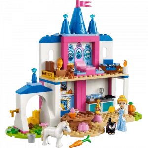 LEGO 43283 Château de Cendrillon et ses amis animaux — comparateur de prix sur Planet-Brick (vue détail 1)