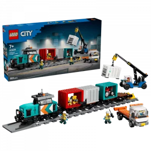 LEGO 60509 Le train de marchandises du port avec grue et camion — meilleur prix sur Planet-Brick (visuel principal)