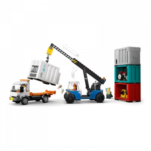 LEGO 60509 Le train de marchandises du port avec grue et camion — prix le plus bas sur Planet-Brick (vue détail 6)