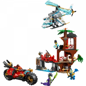 LEGO 71857 La cabane et les véhicules des Ninjas — comparateur de prix sur Planet-Brick (vue détail 1)