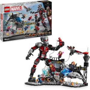 LEGO 76314 Le combat de Captain America : Civil War — meilleur prix sur Planet-Brick (visuel principal)