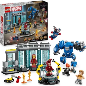 LEGO 76315 Le laboratoire d’Iron Man : la salle des armures — meilleur prix sur Planet-Brick (visuel principal)