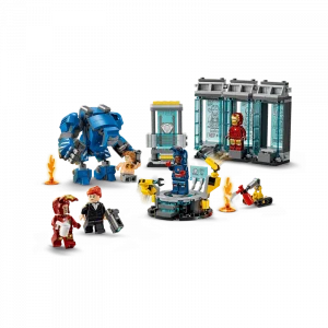 LEGO 76315 Le laboratoire d’Iron Man : la salle des armures — où acheter au meilleur tarif sur Planet-Brick (vue détail 2)