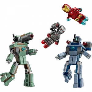 LEGO 76320 Iron Man et War Machine contre les drones de Hammer — comparateur de prix sur Planet-Brick (vue détail 1)