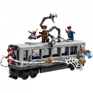 LEGO 76321 La scène du train de Spider-Man et Docteur Octopus — comparateur de prix sur Planet-Brick (vue détail 1)