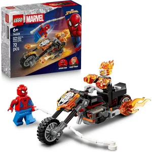 LEGO 76335 Spider-Man et sa moto contre Ghost Rider — meilleur prix sur Planet-Brick (visuel principal)